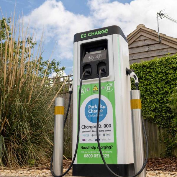 photo of an electric vehicle chargepoint